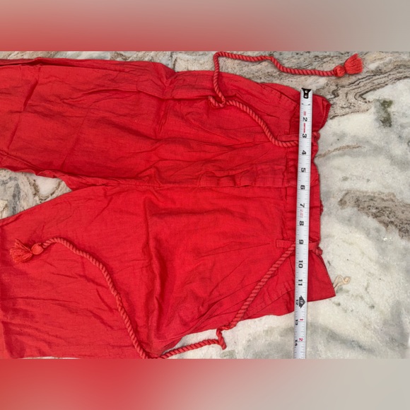 Free People Linen blend Crop Top & Pants Set small - Picture 11 of 16